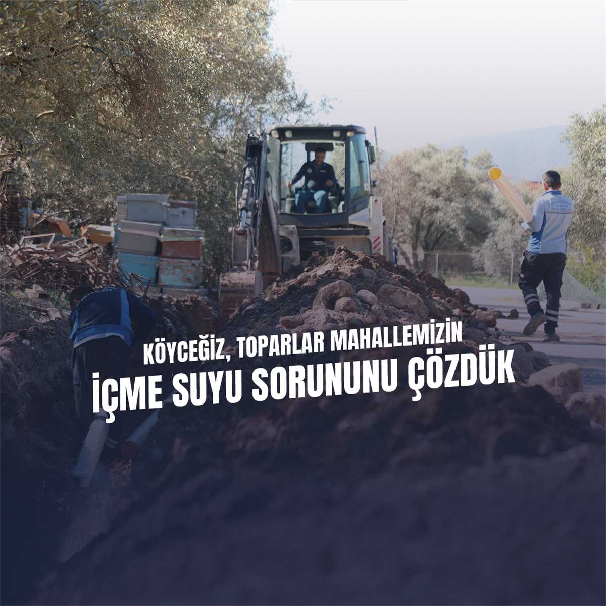 Köyceğiz’de, Arızalanan Hatlar Yenileniyor