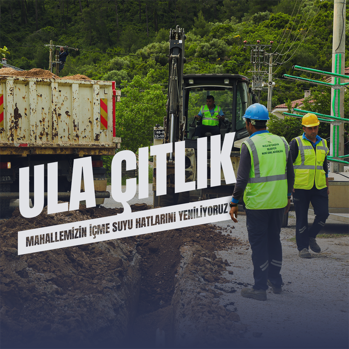 Çıtlık Mahallesinin İçme Suyu Hatları Yenileniyor
