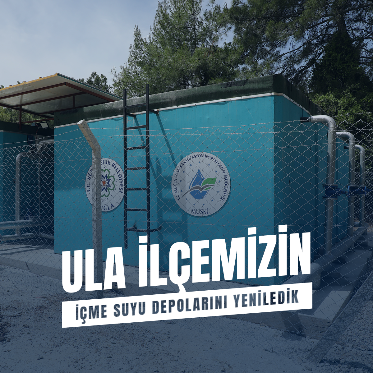 Ula’da 7,6 Milyon TL’lik Yatırımla İçme Suyu Depoları Yenilendi