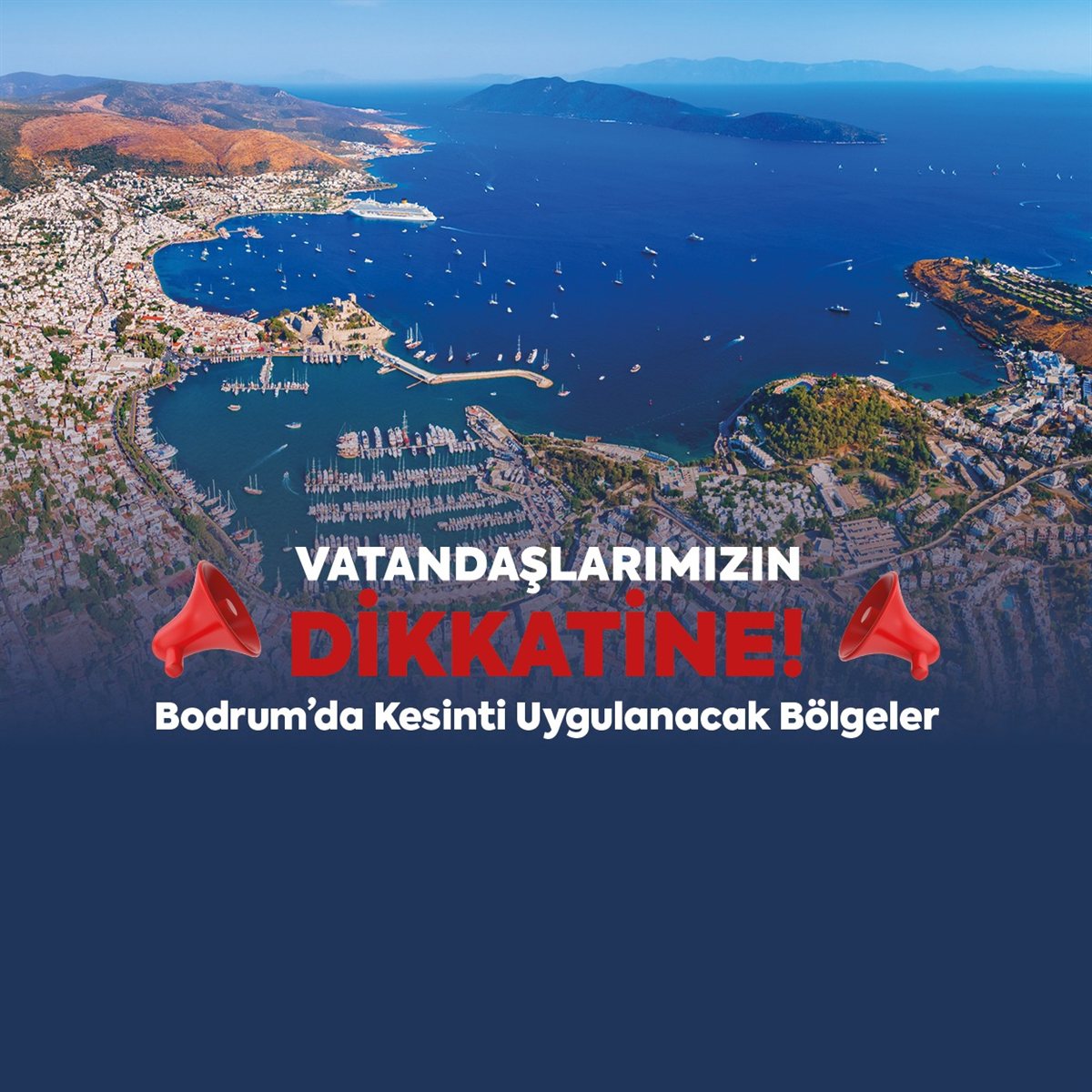 🚱 Bodrum 13-14 Eylül Su Kesintisi