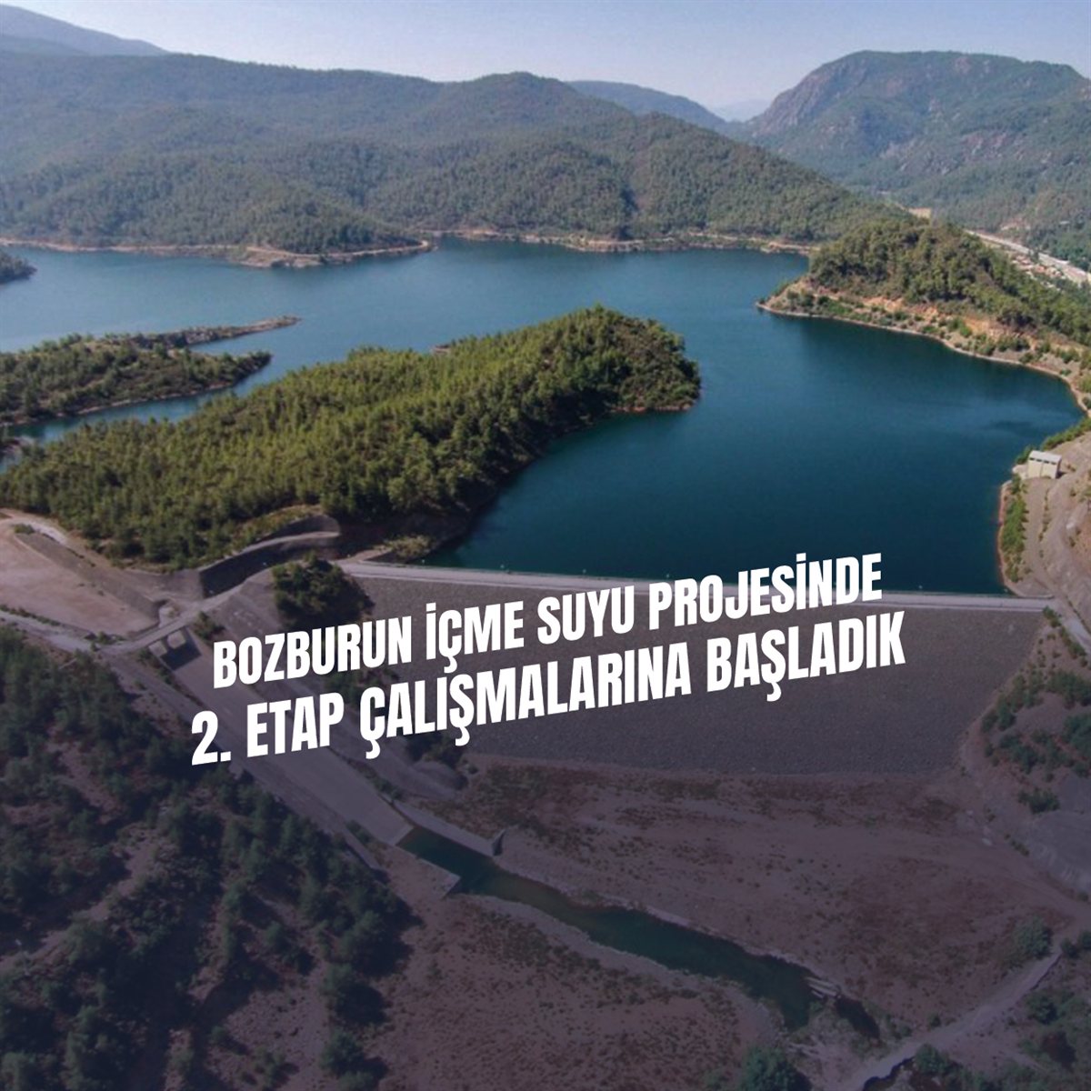 MUSKİ, Bozburun İçme Suyu Projesinde 2. Etap Çalışmalarına Başladı